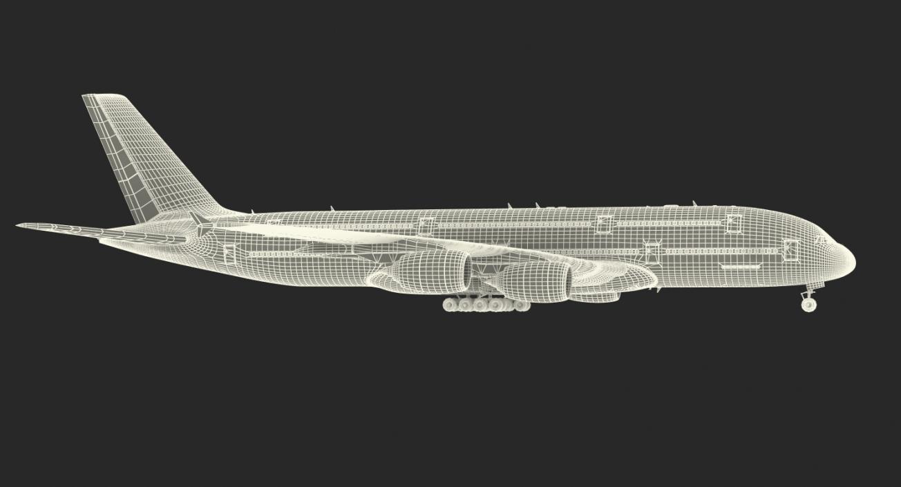 Airbus A380-1000 Air France 3D